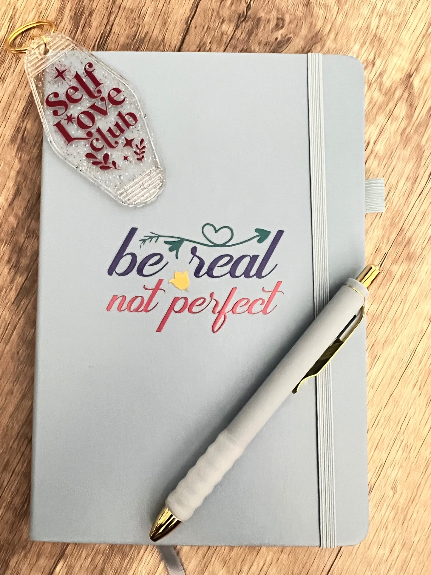 Be Real Not Perfect Tumbler and Journal Set