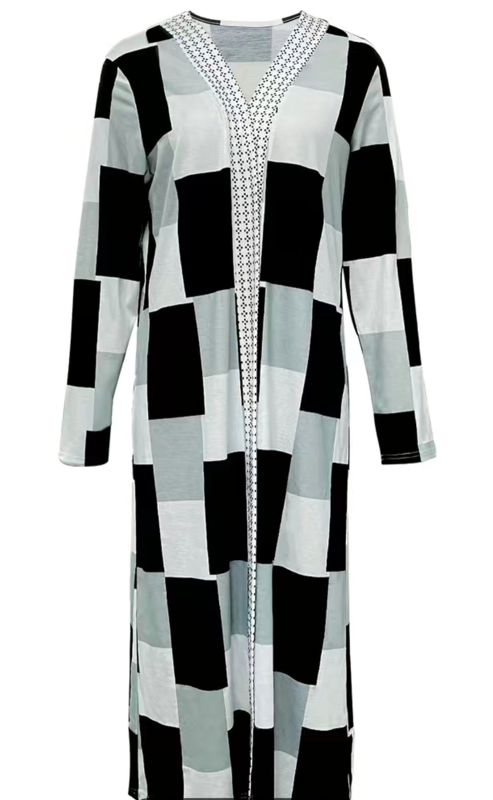 Shaded Long Sleeve Duster