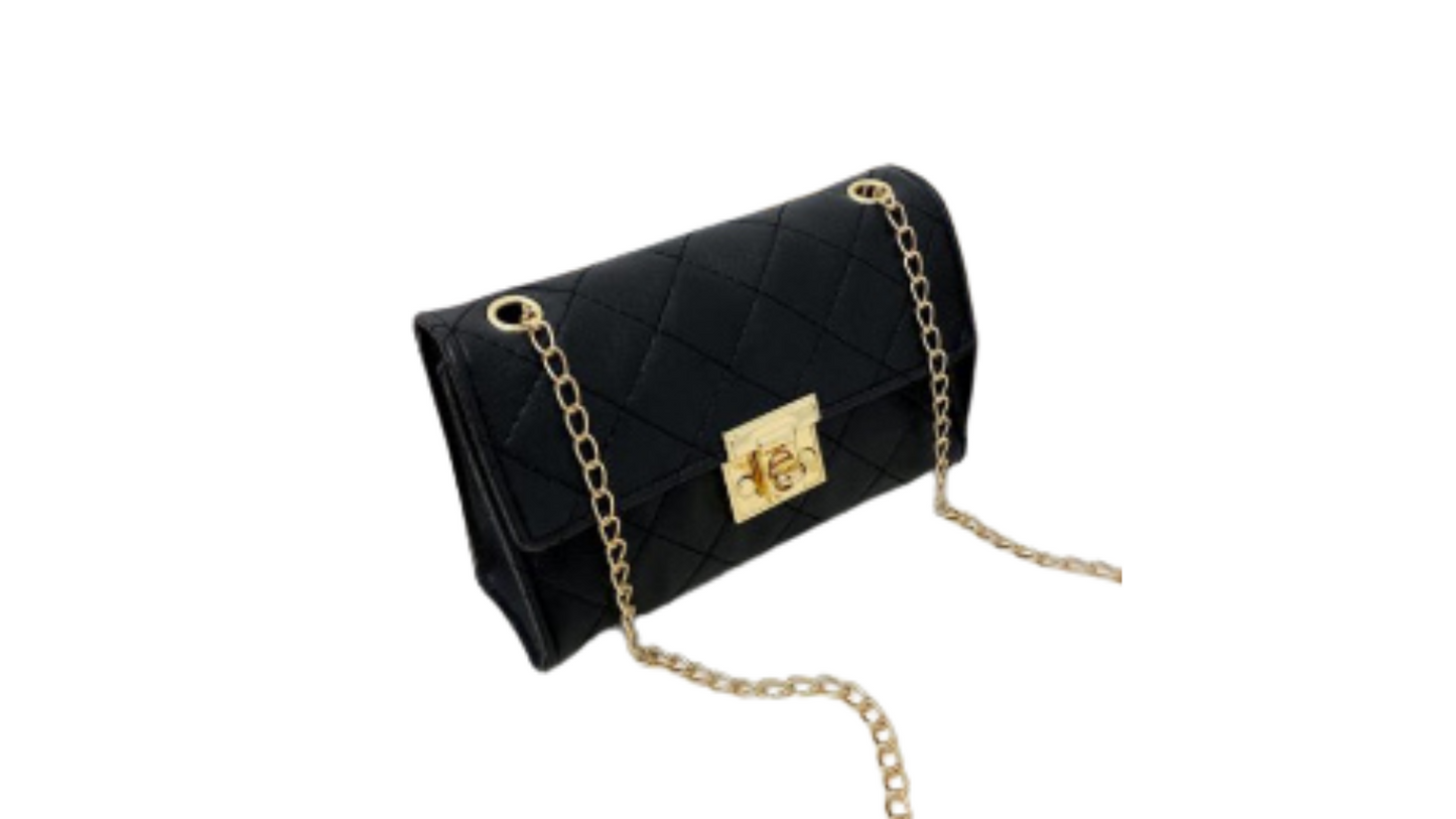 Quilted Chain Strap Shoulder Bag