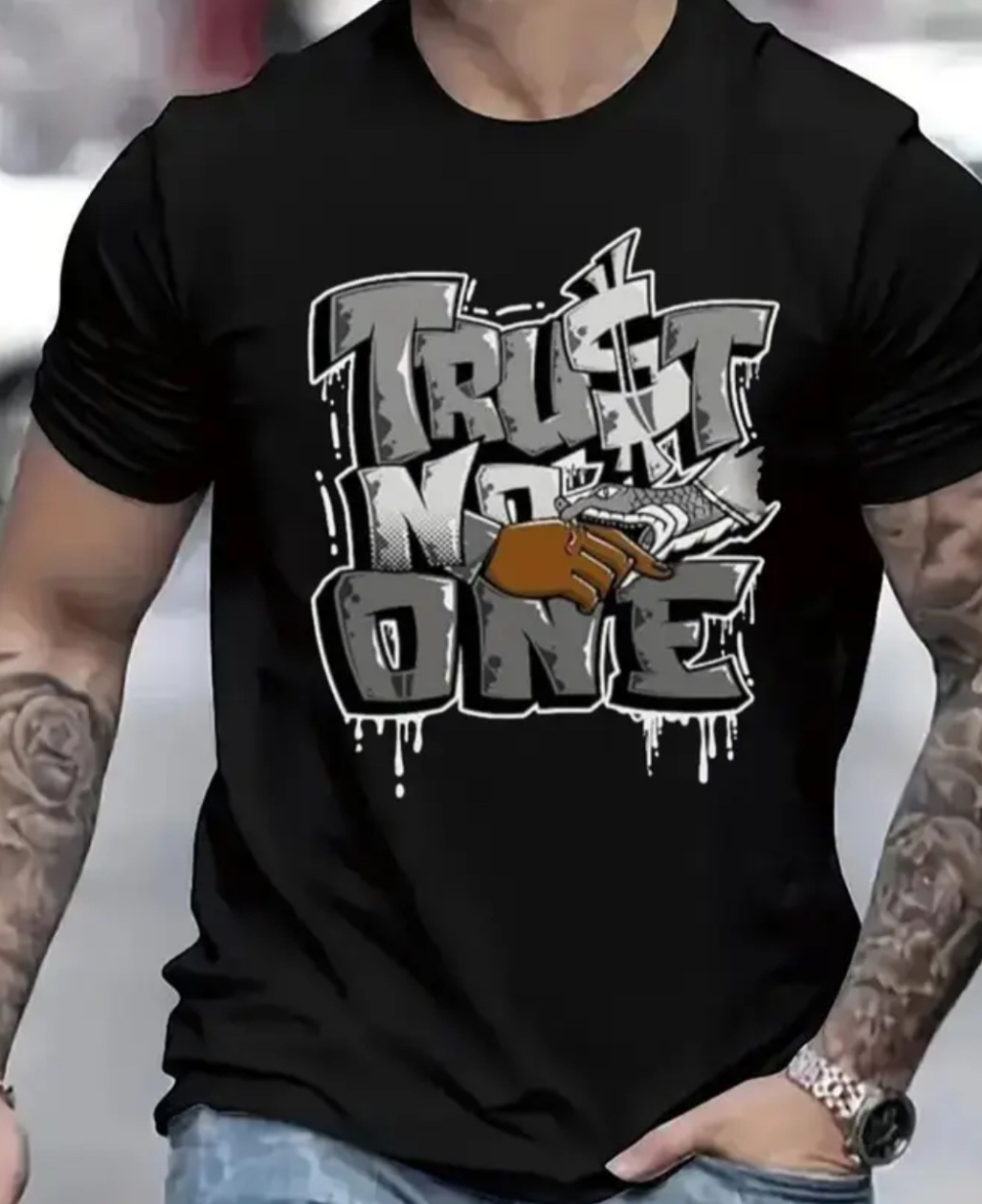 Trust No One Graphic Tee