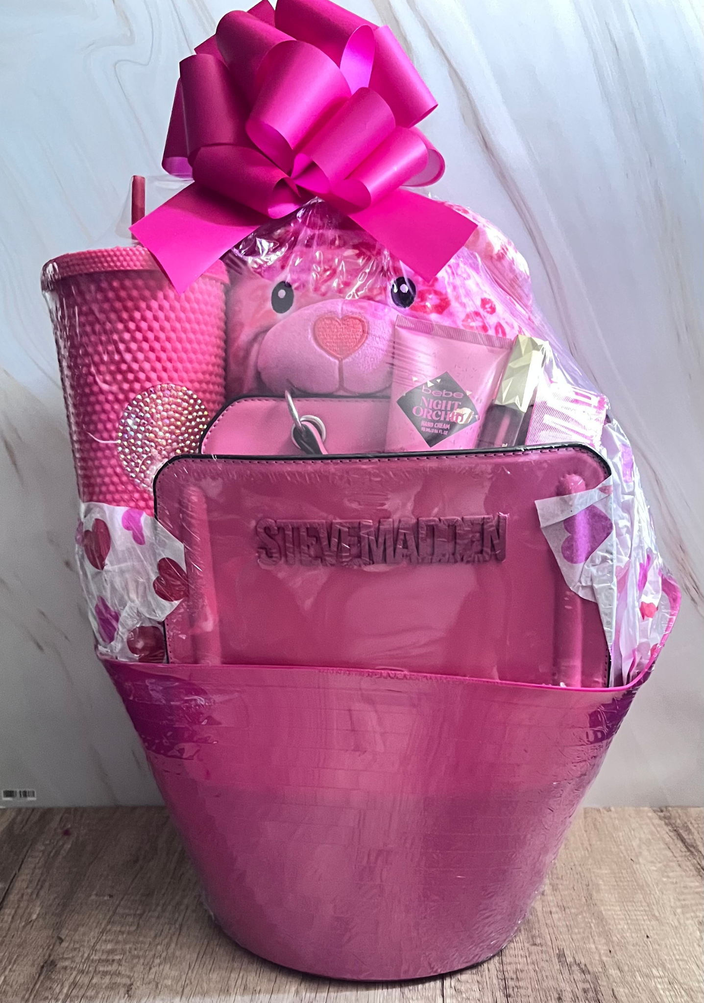 Pretty and Pink Gift Basket