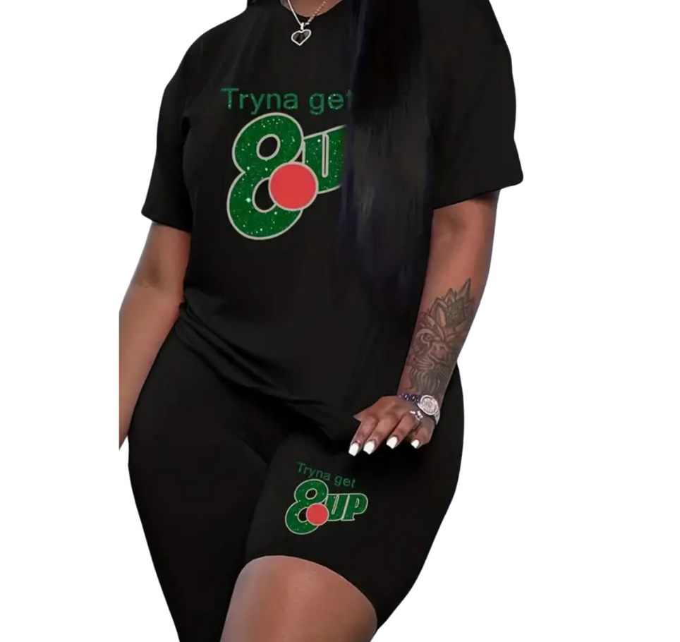 8 Up Two Piece Short Set