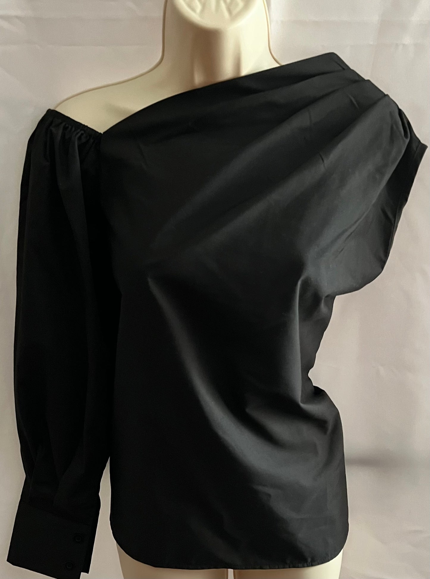 Asymmetrical Cold Shoulder Top