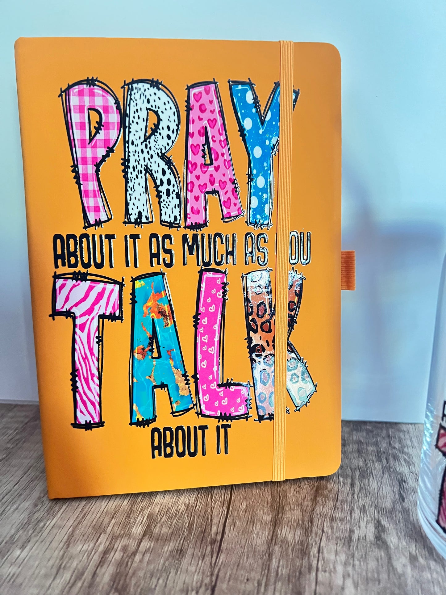 Pray About it....Talk About it Tumbler and Journal Set