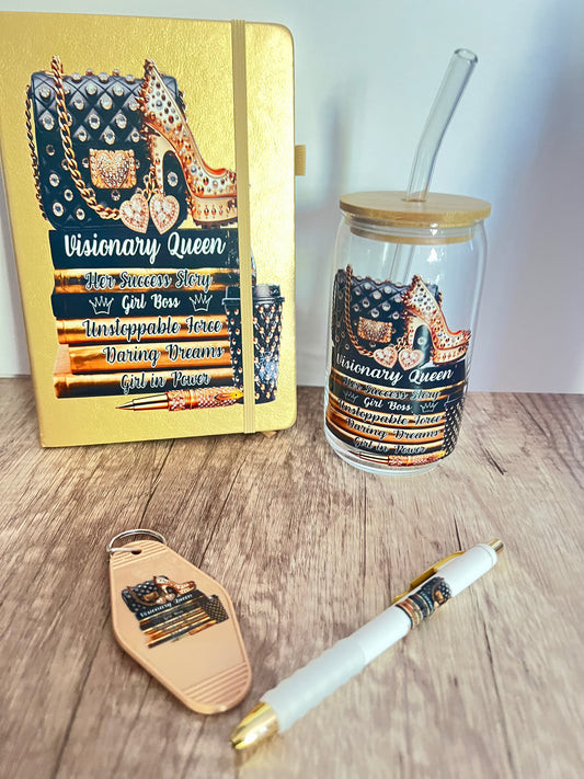 Visionary Queen Tumbler and Journal Set