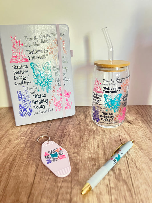 Believe in Yourself Tumbler and Journal Set