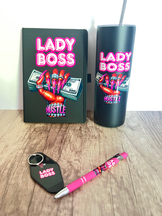 Lady Boss Tumbler and Journal Set