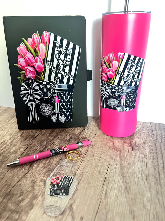 Time To Build My Empire Tumbler and Journal Set