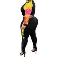 Paint Splatter Two Piece Jogging Suit