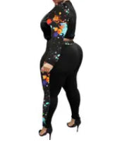 Paint Splatter Two Piece Jogging Suit