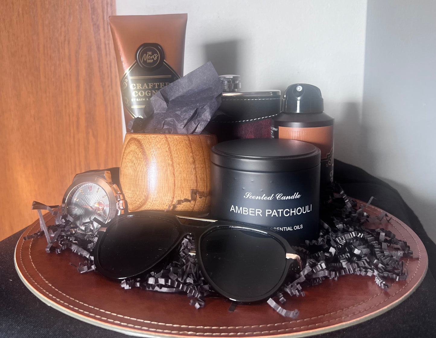 Men's Crafted Cognac Gift Set