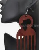 Wooden Pick Earrings
