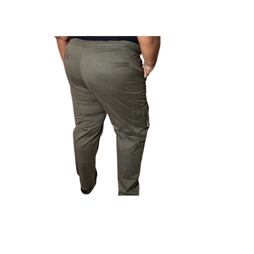 Kicked Back High Waist Cargo Jogger Pants