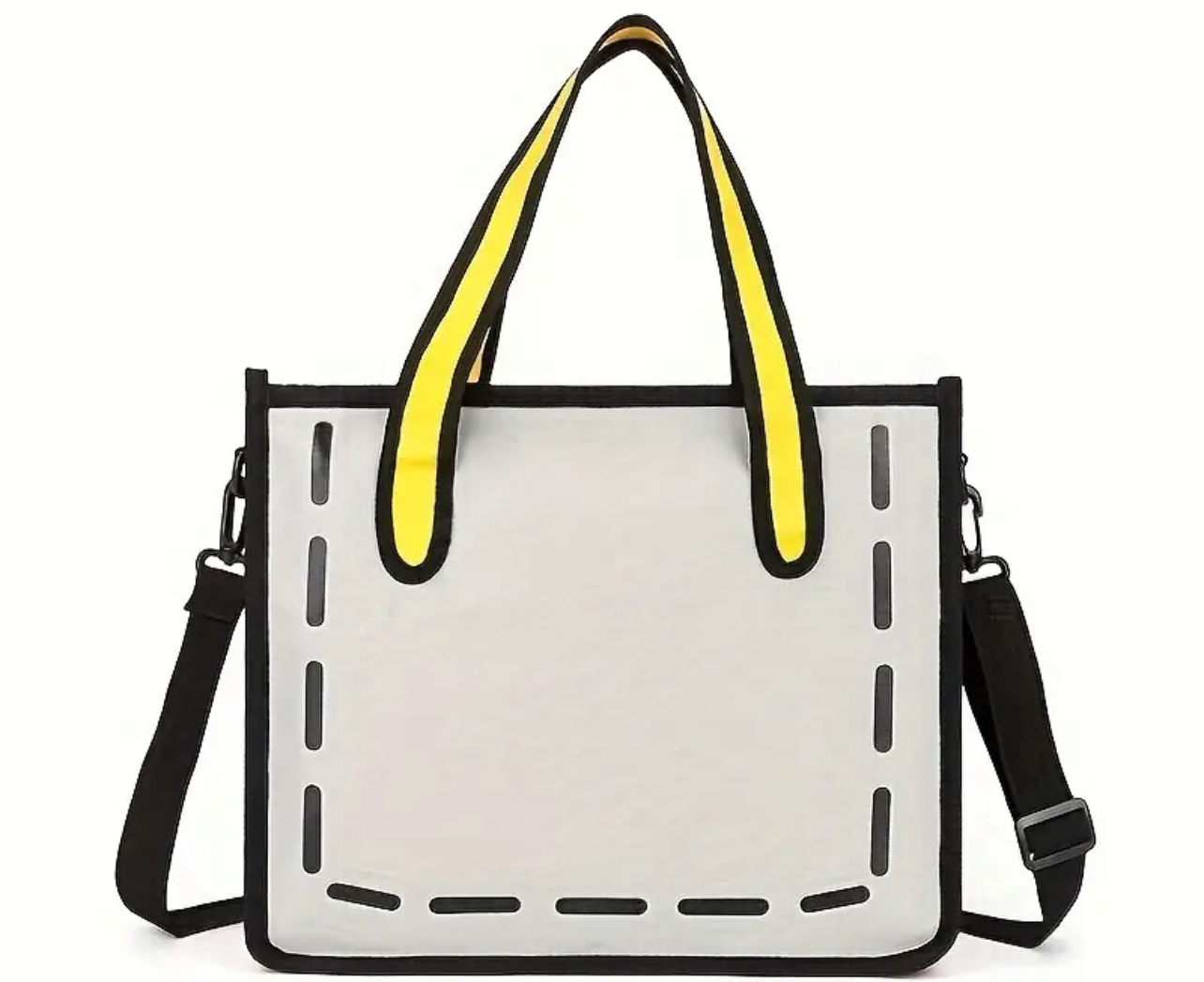 Cosmic Canvas 2D Cartoon Purse