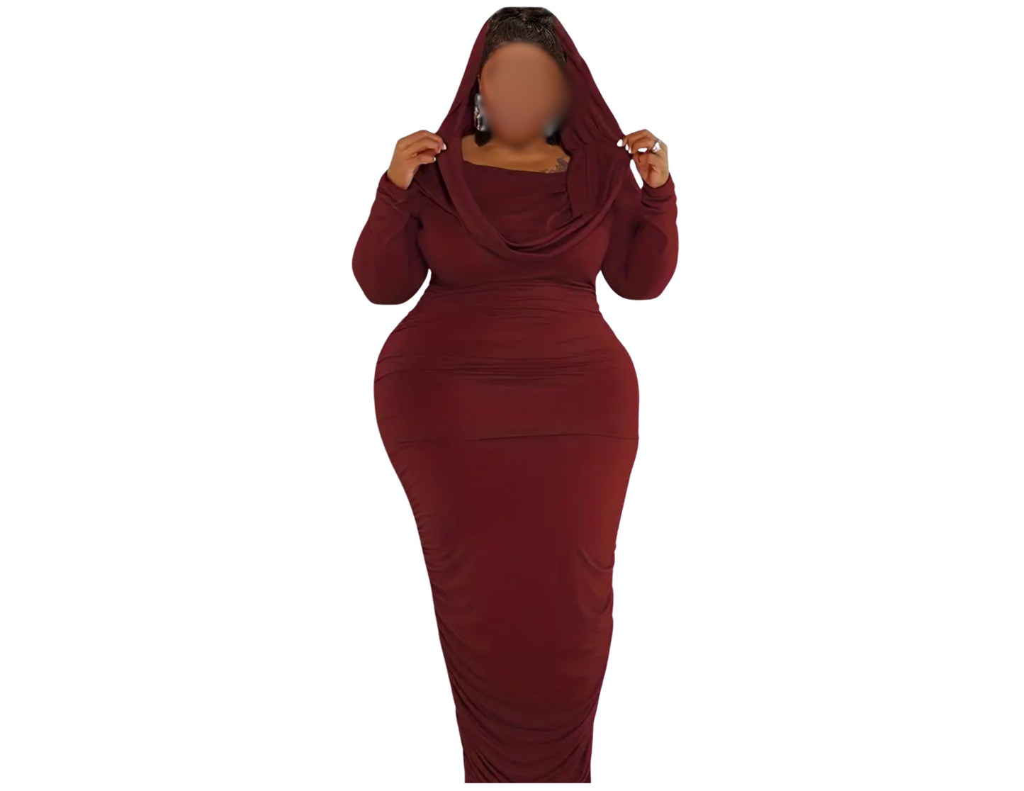 Incognito Hooded Maxi Dress