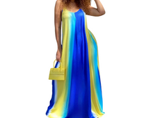 Load image into Gallery viewer, Ocean Blue Maxi Dress
