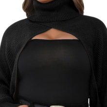 Load image into Gallery viewer, French Kiss Turtleneck Shawl
