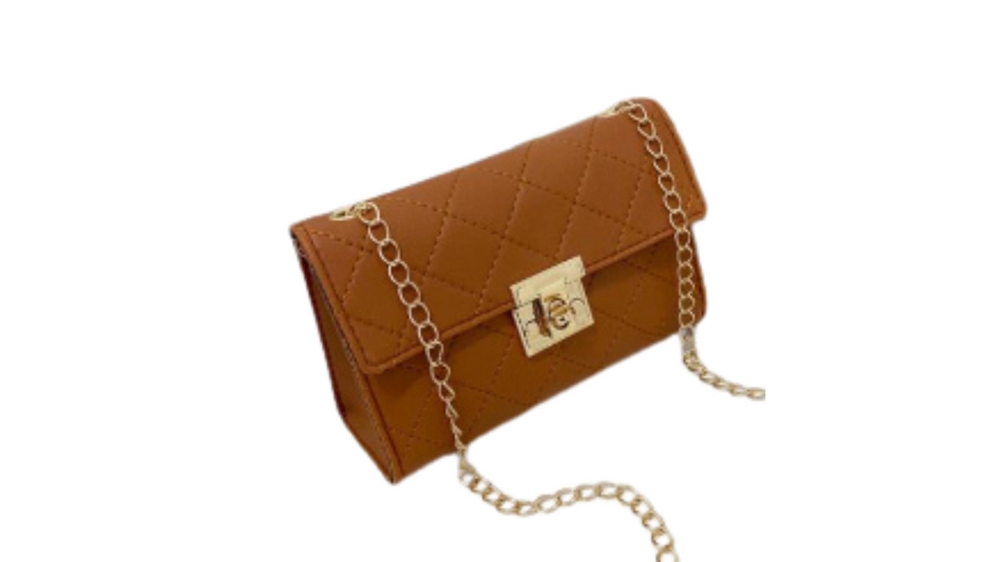 Quilted Chain Strap Shoulder Bag