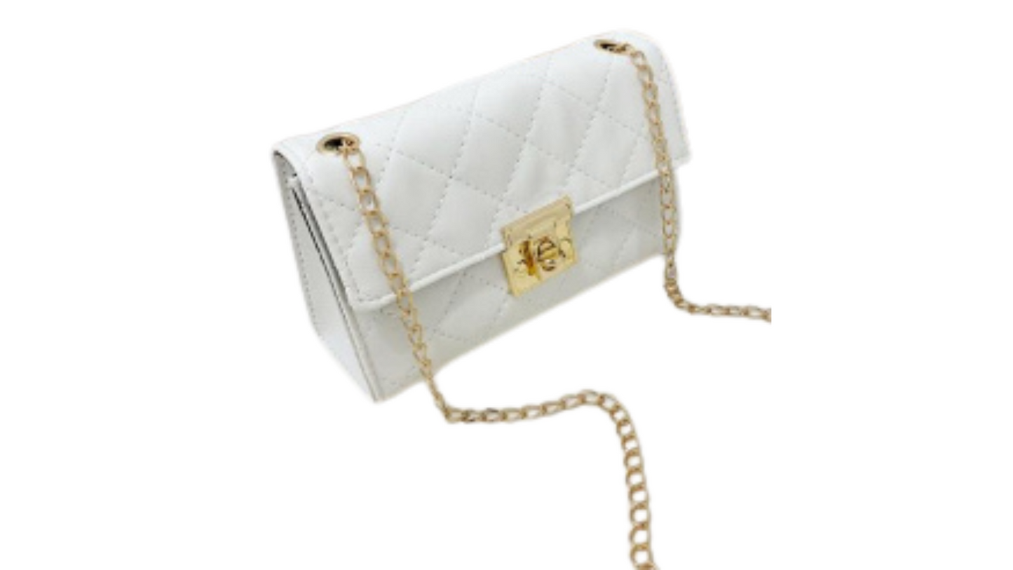 Quilted Chain Strap Shoulder Bag