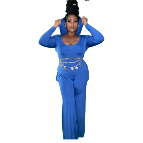 Shenell Hooded Jumpsuit