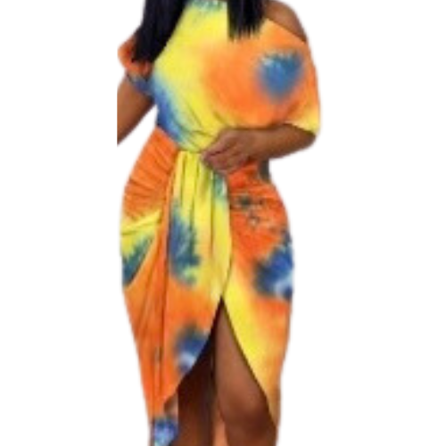 Rainbow Sherbert Dress