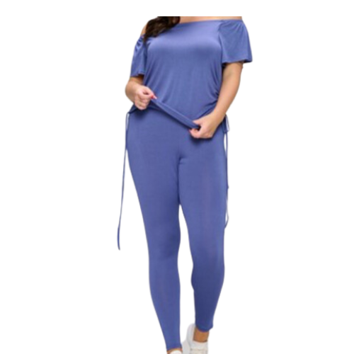 Flutter Sleeve Two Piece Lounge Set