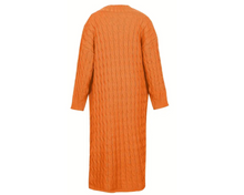 Load image into Gallery viewer, Orange Cozy Knit  Cardigan
