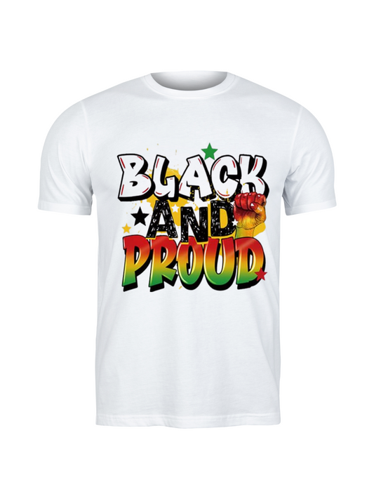 Black and Proud Graphic Tee or Hoodie