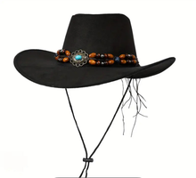 Load image into Gallery viewer, Wide Brim Western Hat
