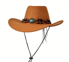 Load image into Gallery viewer, Wide Brim Western Hat
