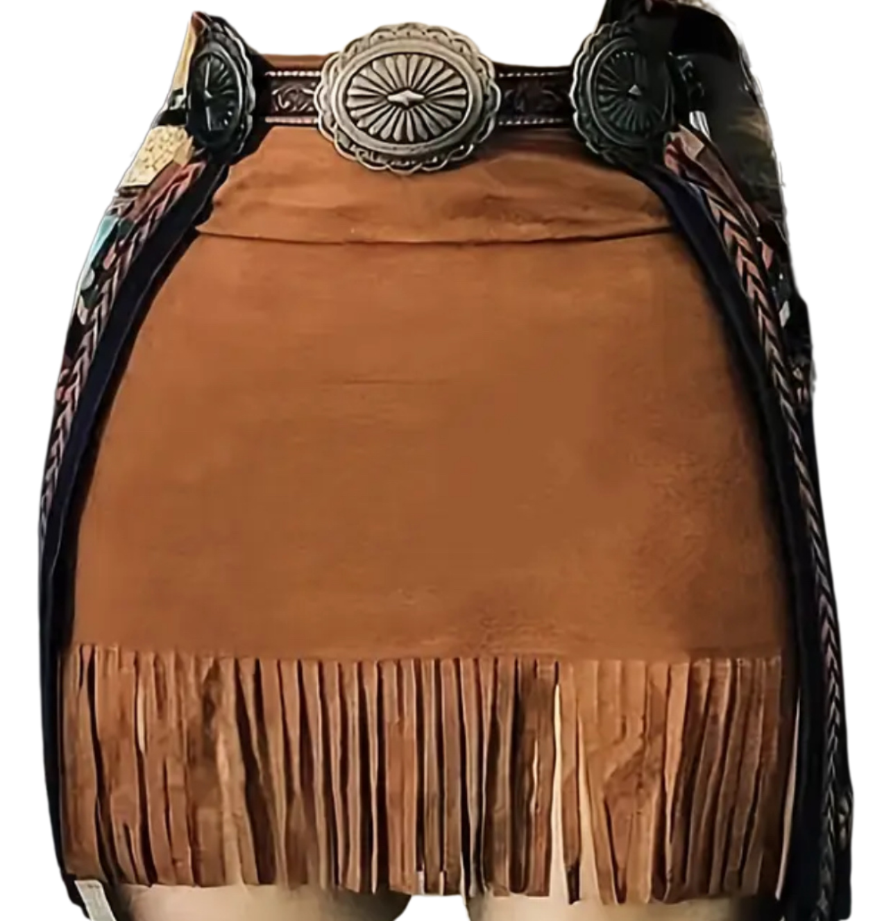 Fringe Flare Skirt