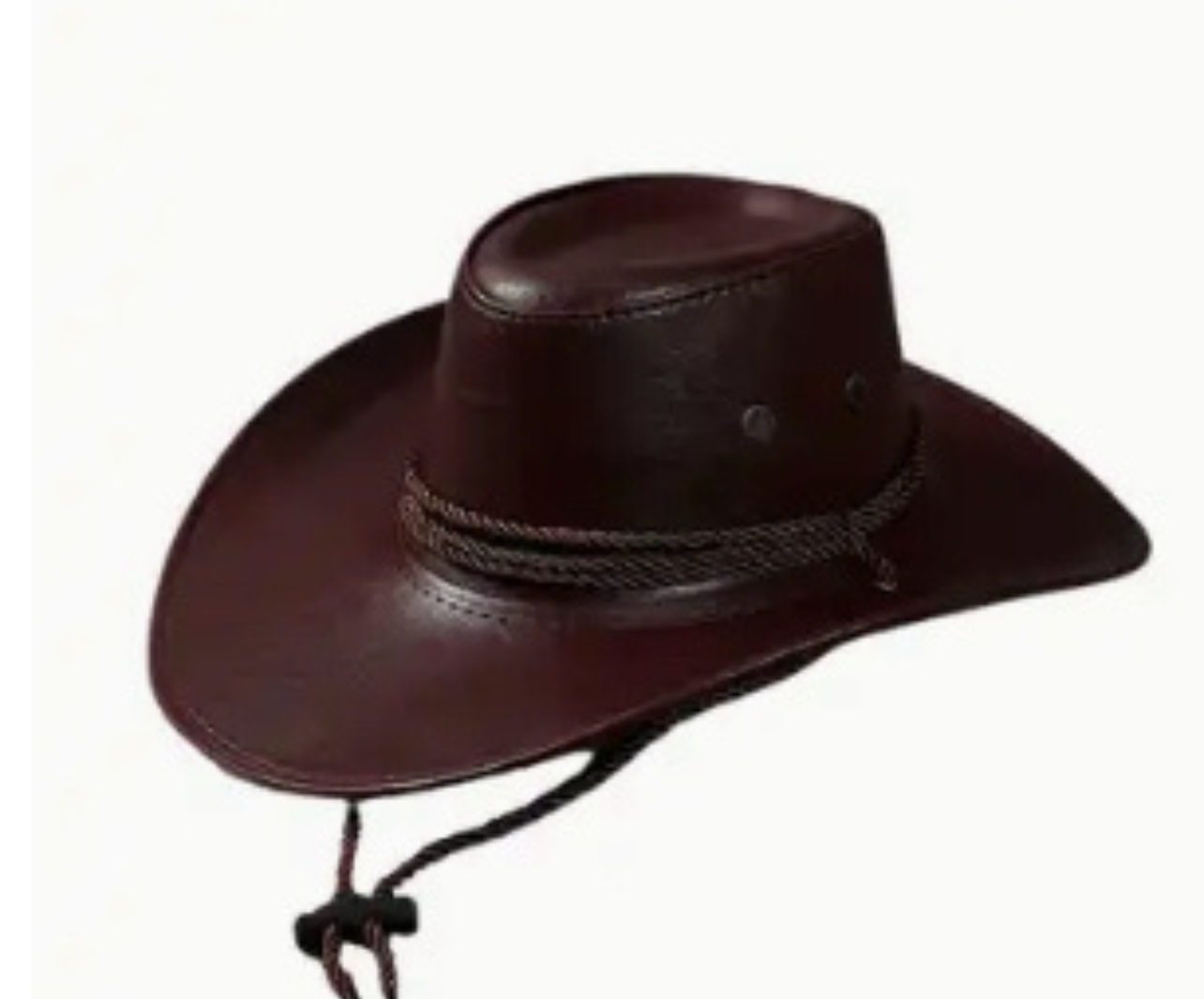 Faux leather Western Hat