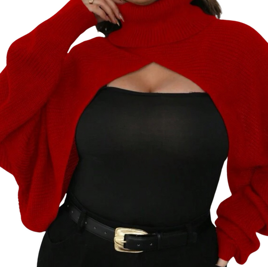 French Kiss Turtleneck Shawl