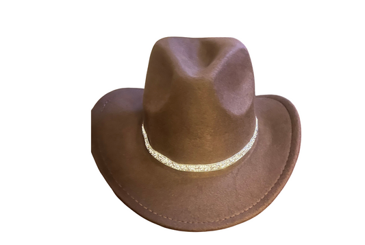 Western Rhinestone Fedora