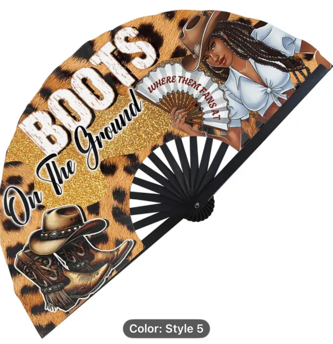 Cowgirl Clack Fan