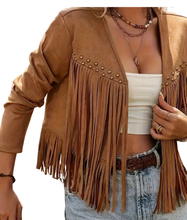 Load image into Gallery viewer, Western Fringe Jacket
