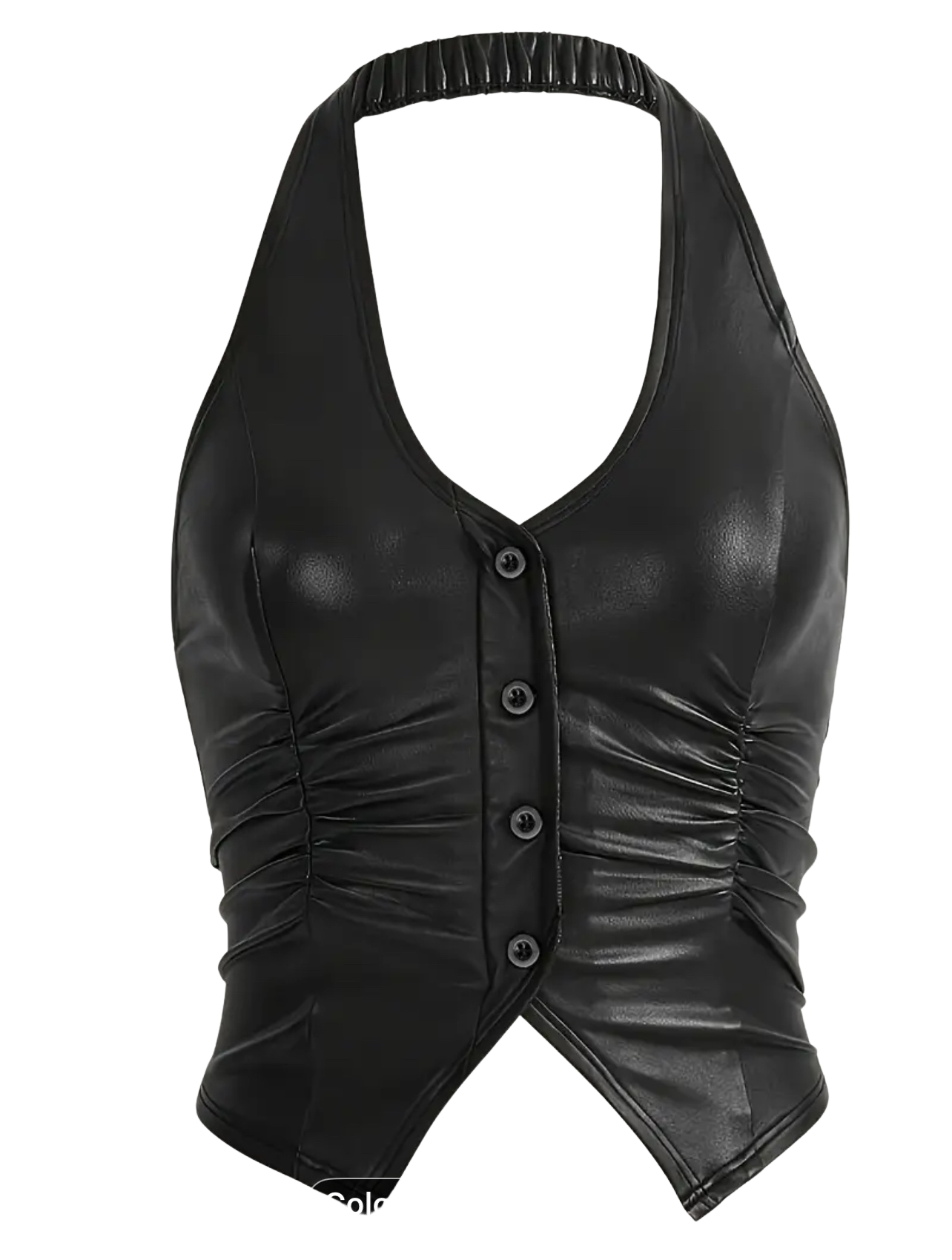 Faux Leather Vest