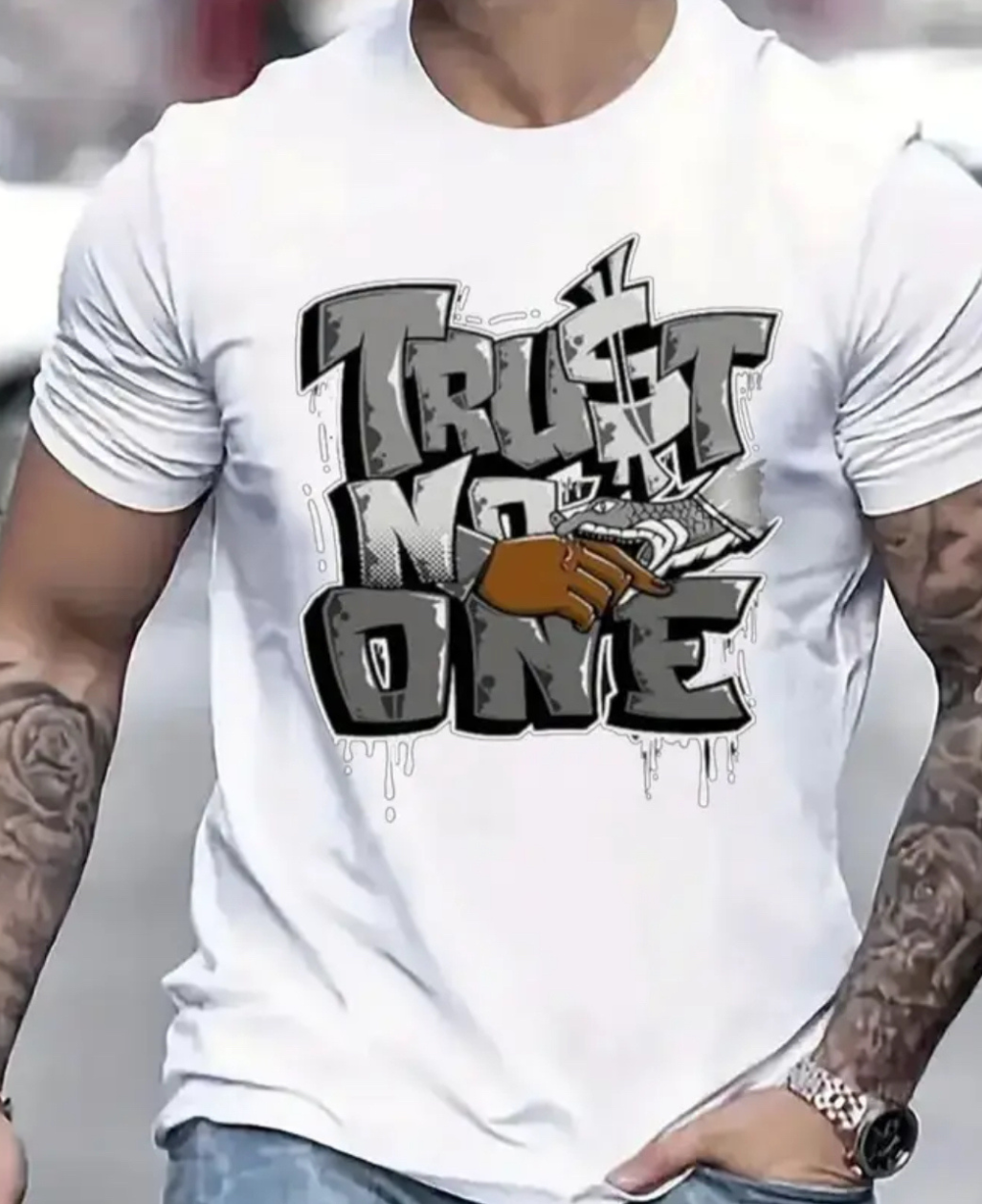 Trust No One Graphic Tee