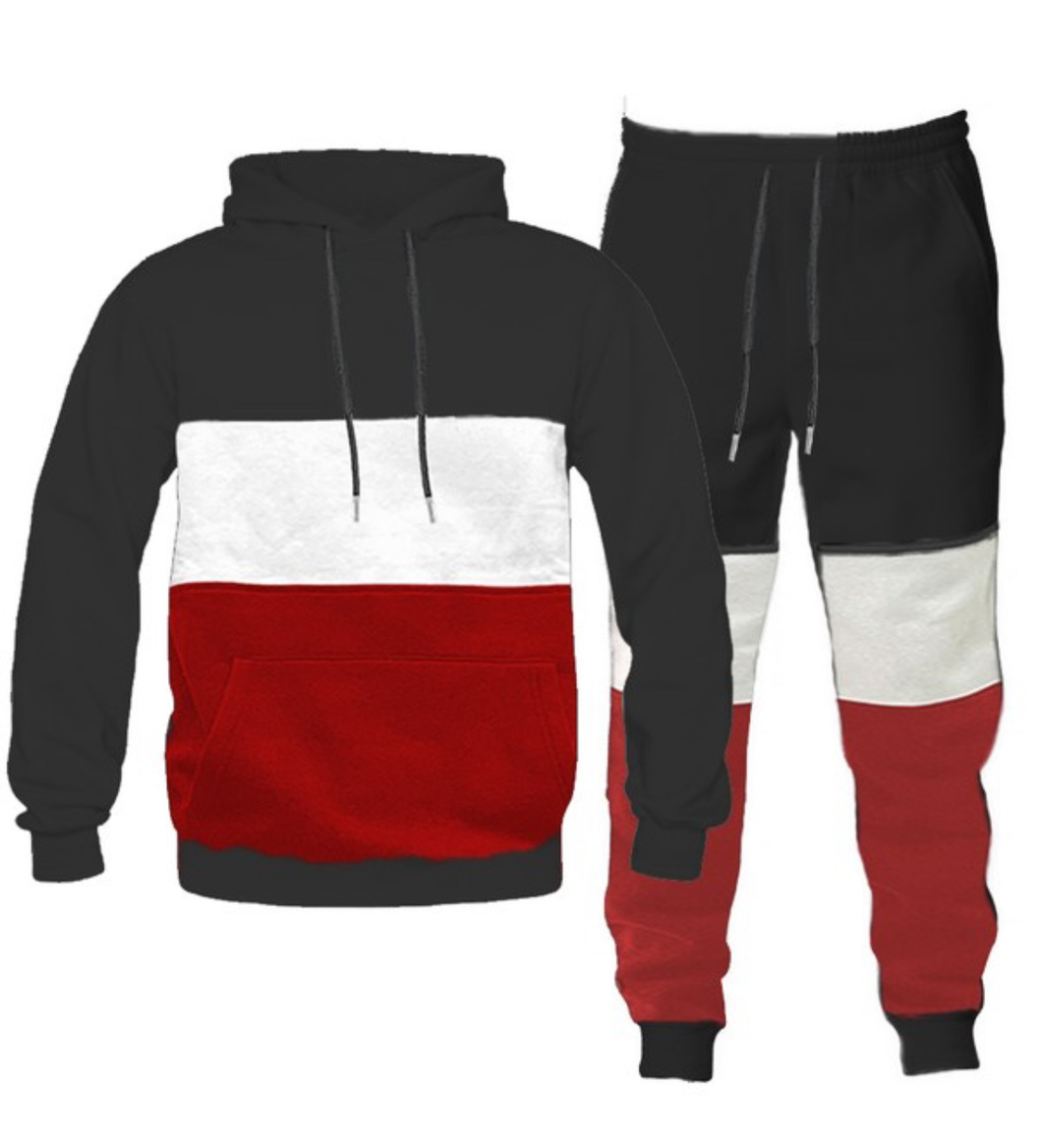 Tri Colored Jogging Suit