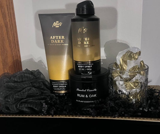 Men's After Dark Spa Gift Basket