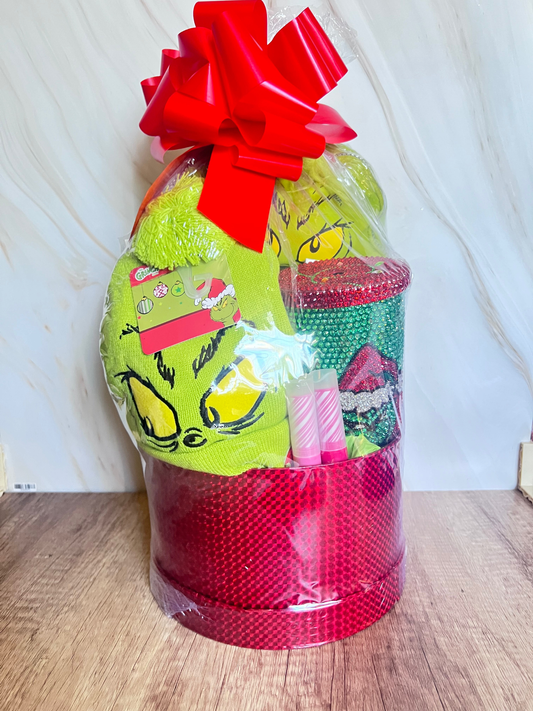 Green Monster Backpack Gift Basket