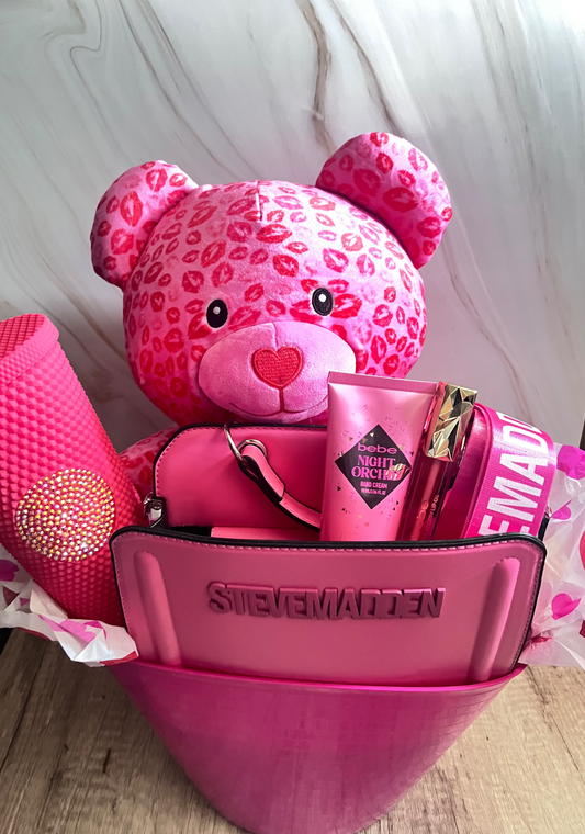 Pretty and Pink Gift Basket