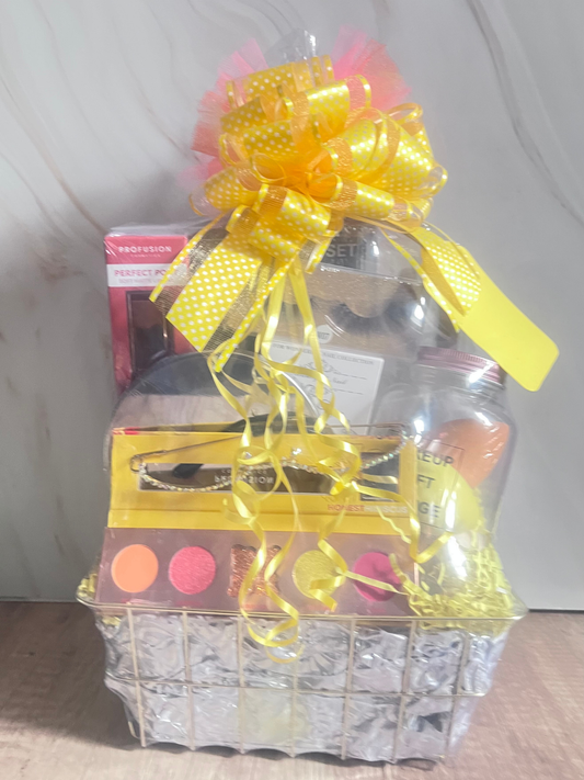 Sunshine Makeup Lover Gift Basket
