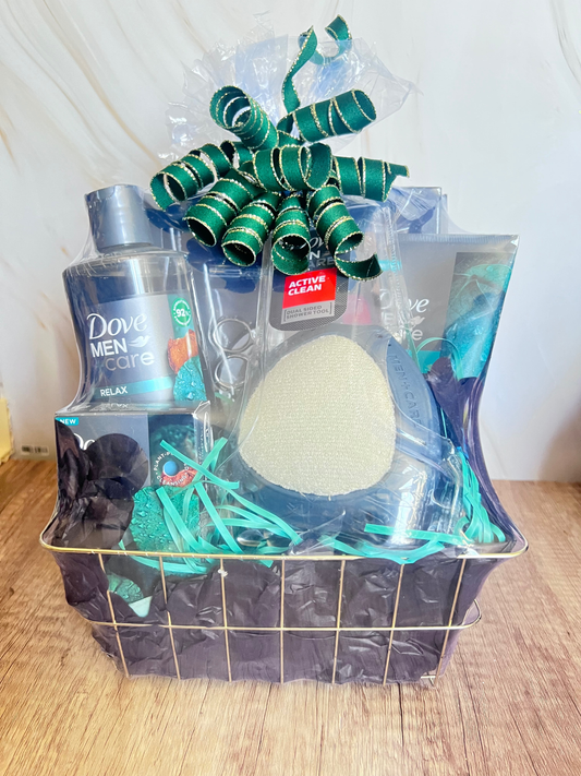 Relax Deluxe Men's Spa Gift Basket