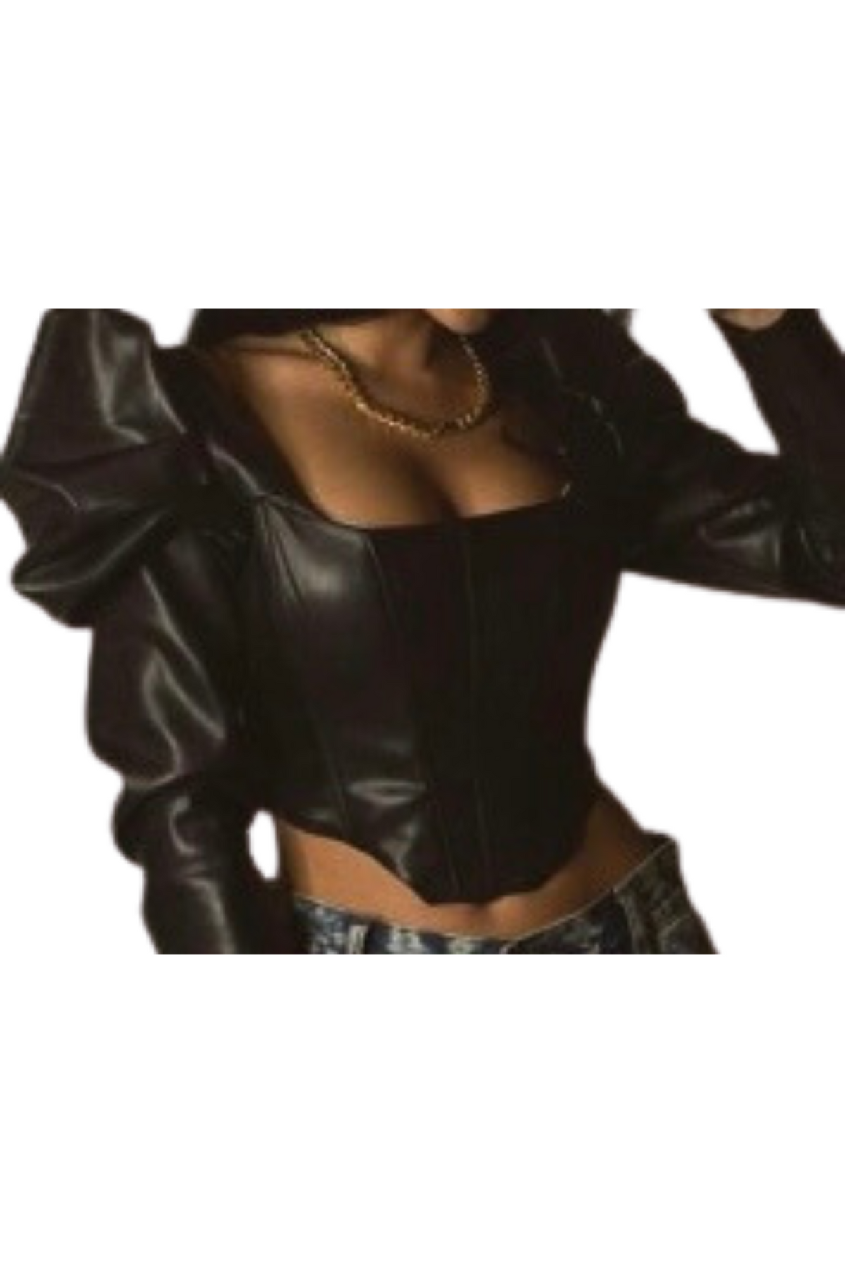 Lace It Up Corset Crop Top