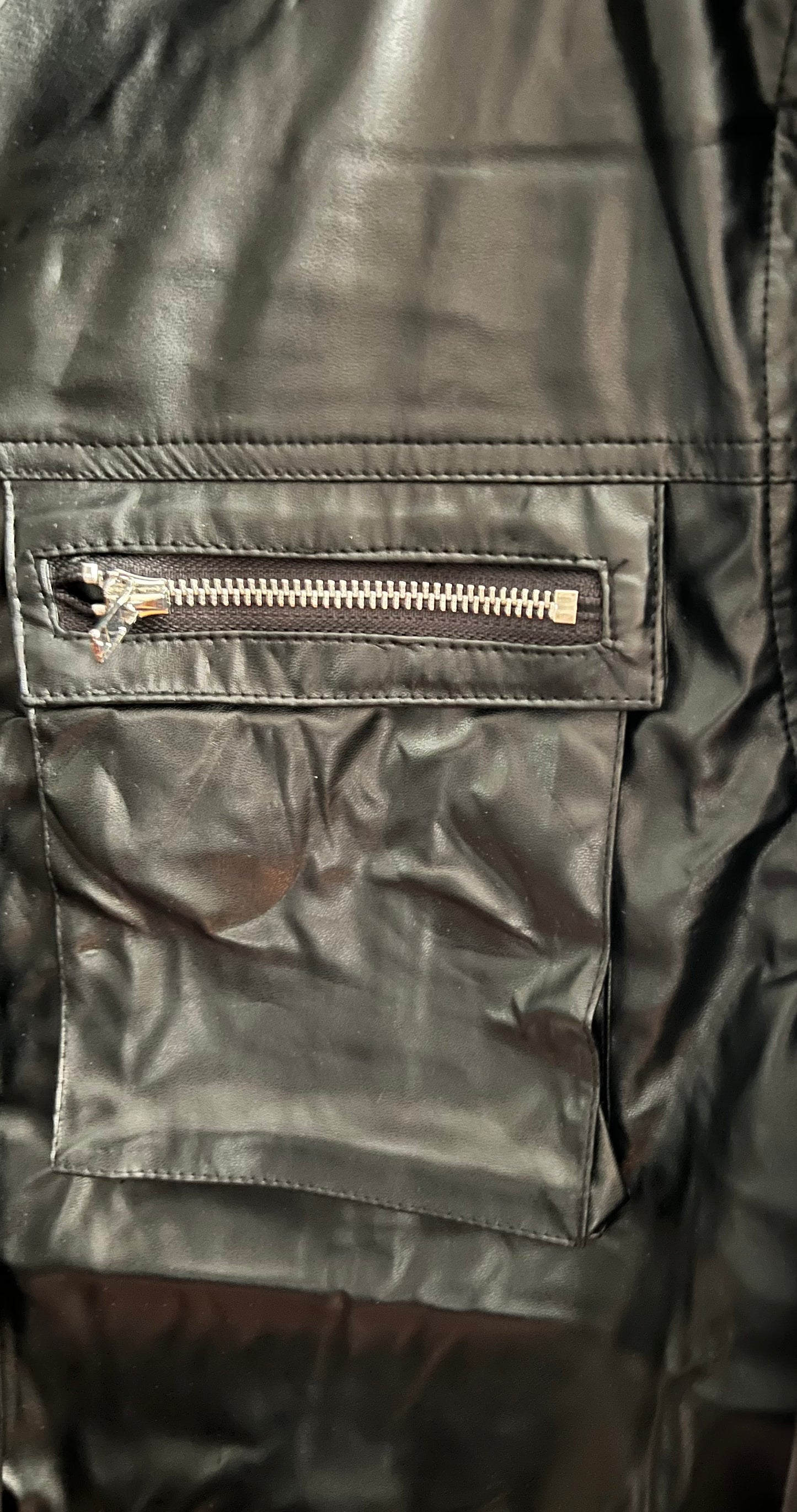 Demi Faux Leather Crop Jacket