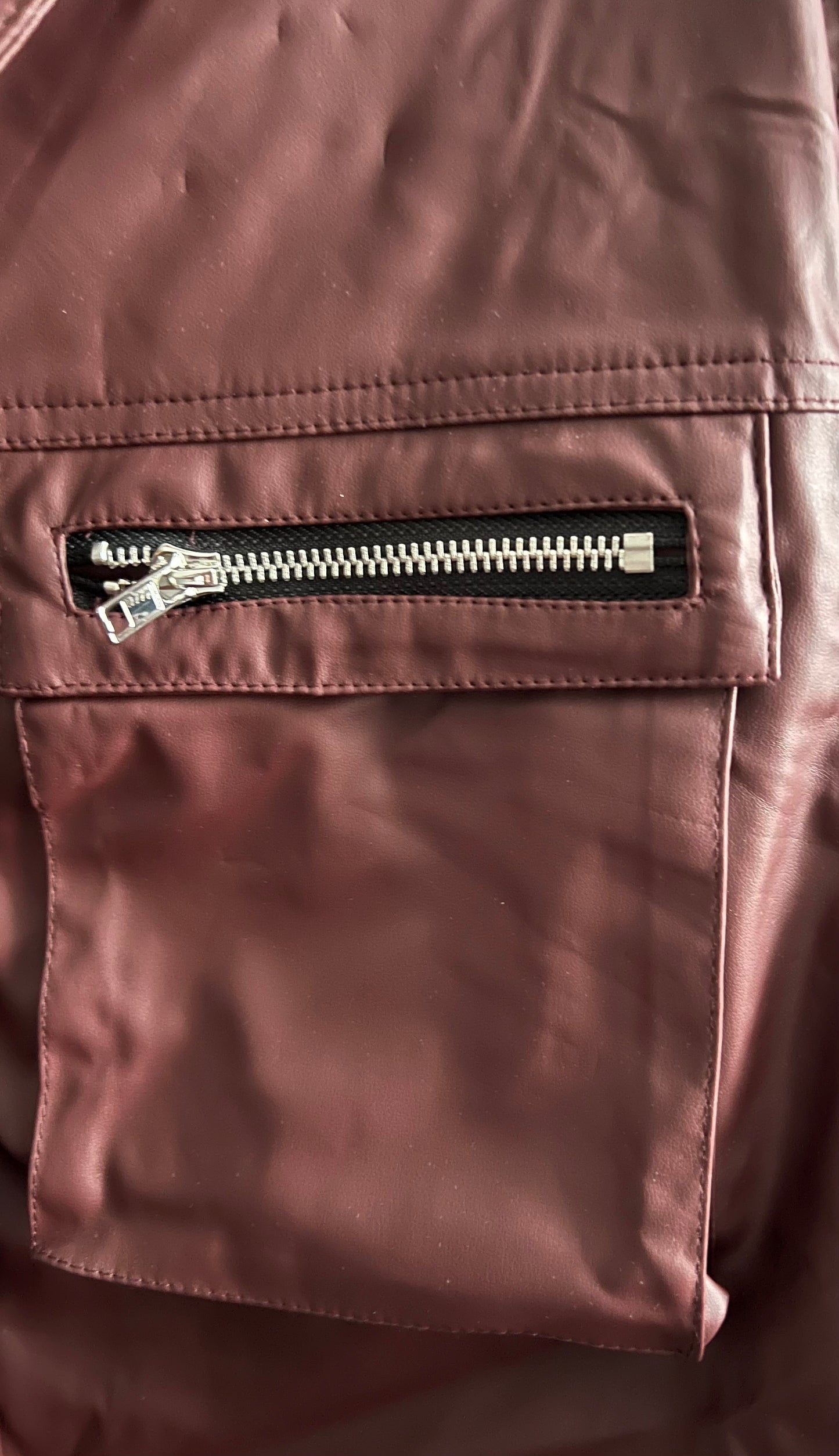 Demi Faux Leather Crop Jacket