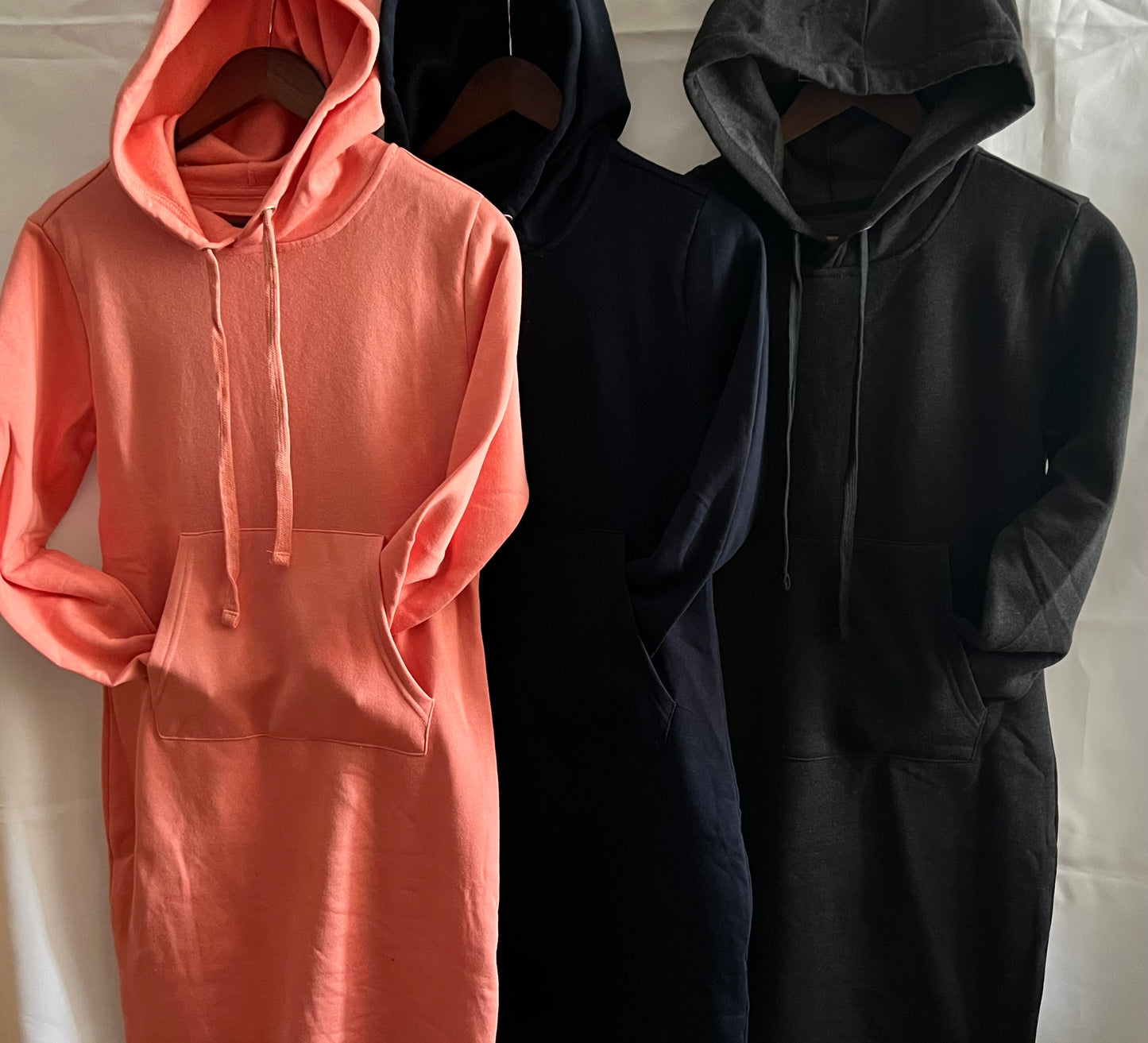 Lazy Day Hooded Sweatshirt Dress